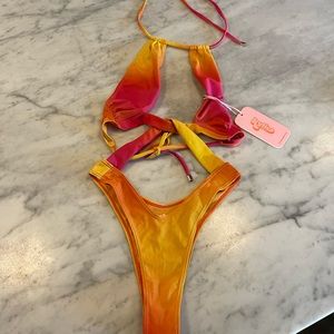 Kylie Jenner Caicos monokini one piece